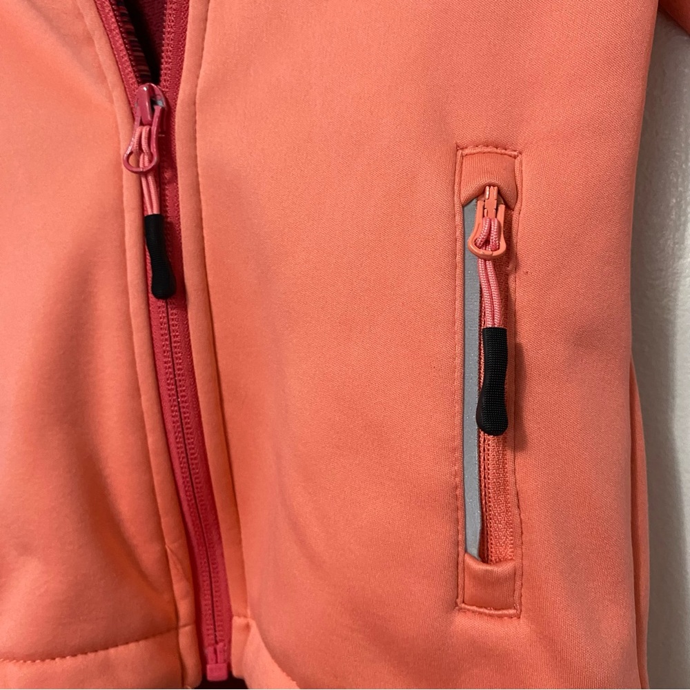 Crivit Toddler Girls Softshell Full Zip Hooded Jacket Pink Sz 2-4 YRS Outerwear - Picture 7 of 12